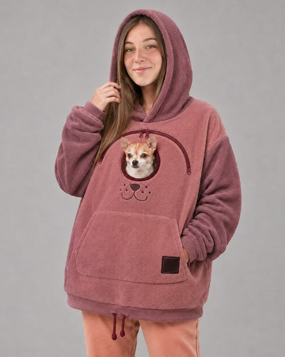 Hoodie Hætte Lynlås Kæledyr