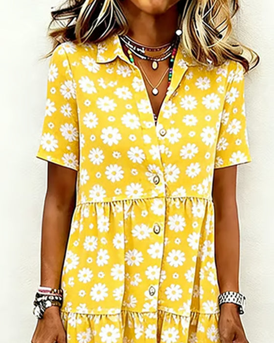 Kjole Tusindfryd V-hals