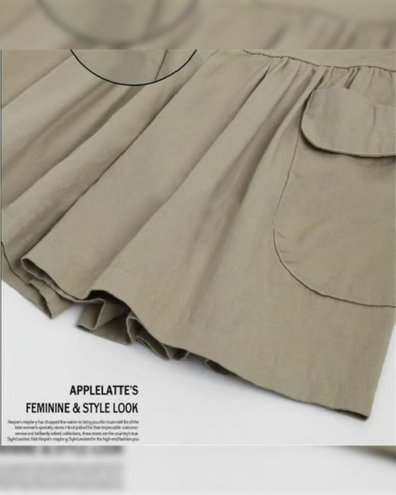 Shorts Løse Høj Talje Slankende