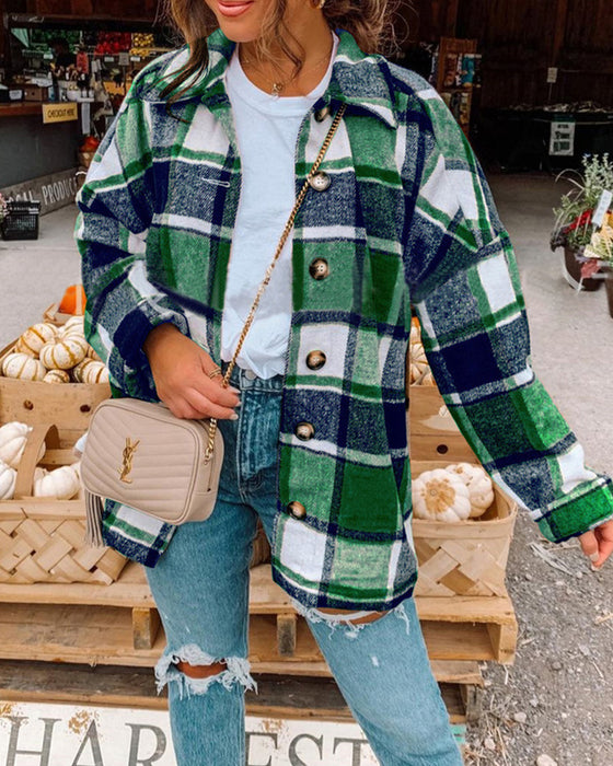 Ternet skjorte i afslappet pasform