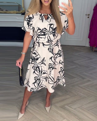 Kjole afslappet temperament trykt