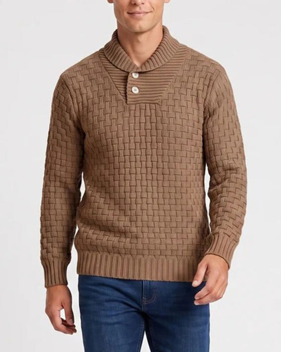 Pullover Herre Ternet Afslappet