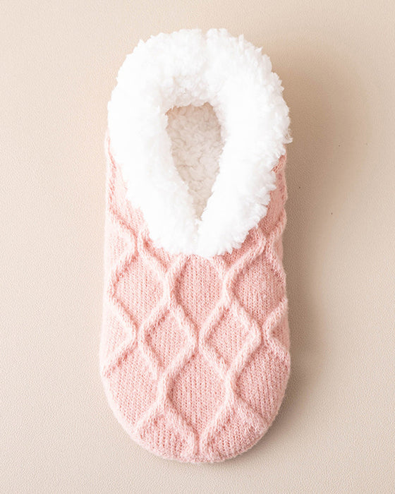 Skridsikre termiske hyggegulvsokker