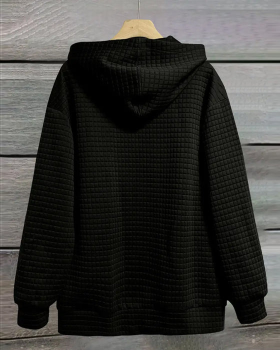 Hættetrøje Lynlås