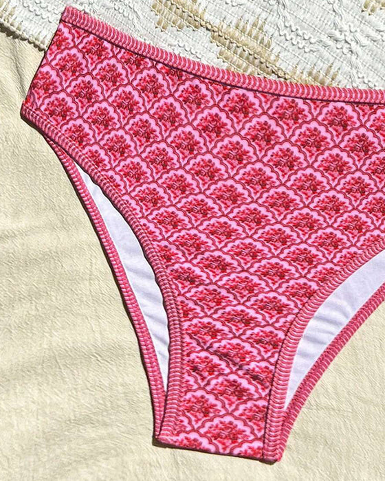 Bikini Sexet Stropper Trekant Print