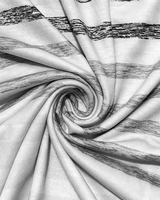 T-Shirt Rund Hals Kort Ærme Stribet