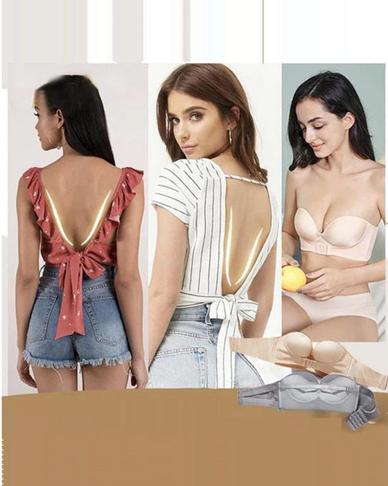 Stropløs bh med frontspænde