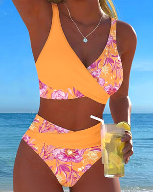 Bikini Blomstret Tryk Sexet