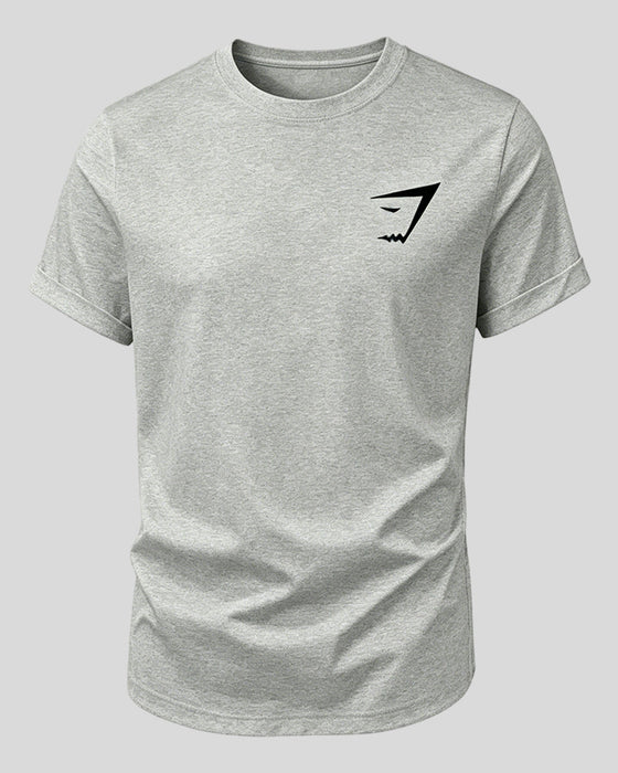 Herre T-Shirt, Rundhalset, Korte Ærmer
