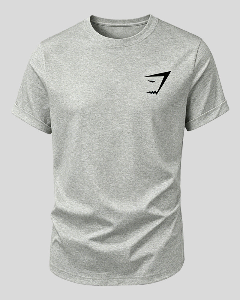 Herre T-Shirt, Rundhalset, Korte Ærmer