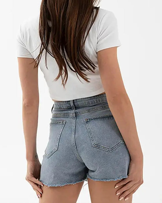 Shorts Kryds Talje Denim