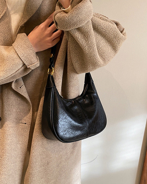 Taske Vokset Læder Armhule