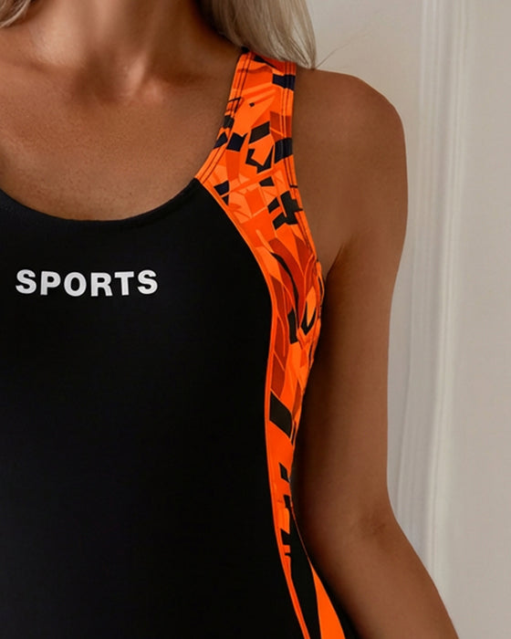 En-Delts Badedragt Flad Vinkel Sportvest