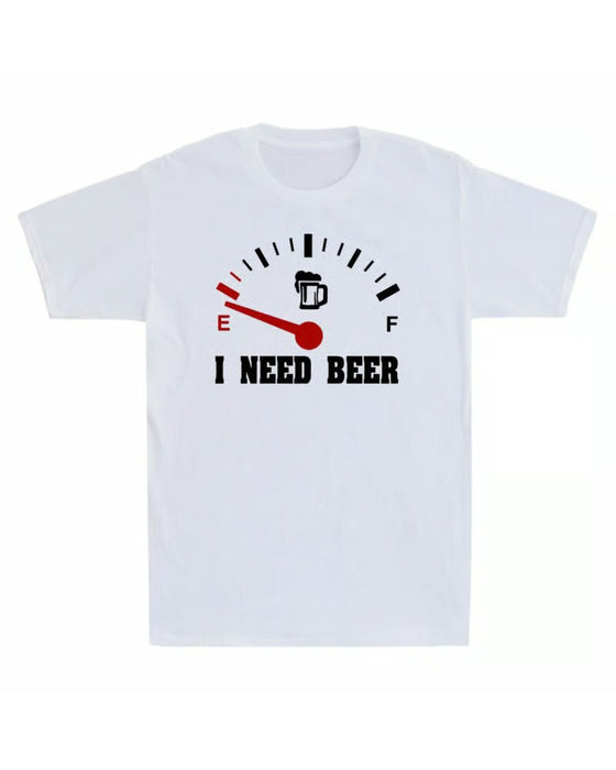 T-Shirt Herre Timeglas Tryk