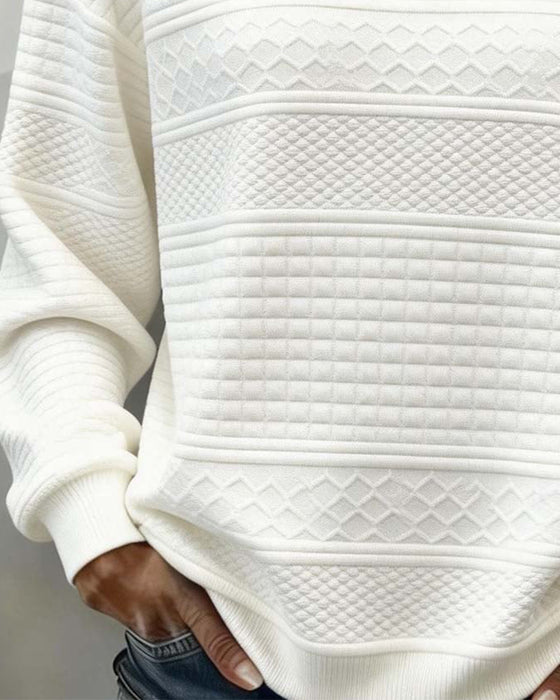 Sweatshirt Twist Rund Hals