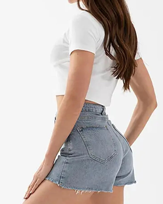 Shorts Kryds Talje Denim