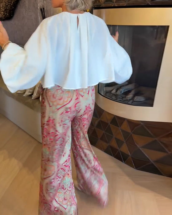 Bluse Fransk Puffærme Kort