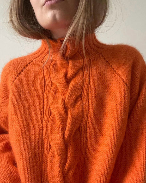 Pullover Turtleneck Raglan Ærme