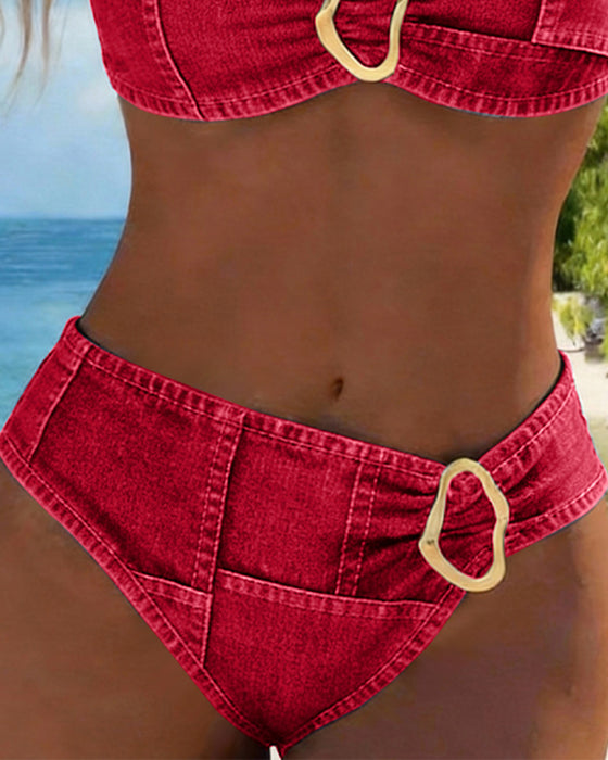 Bikini Seler Metalspænde To-Delt
