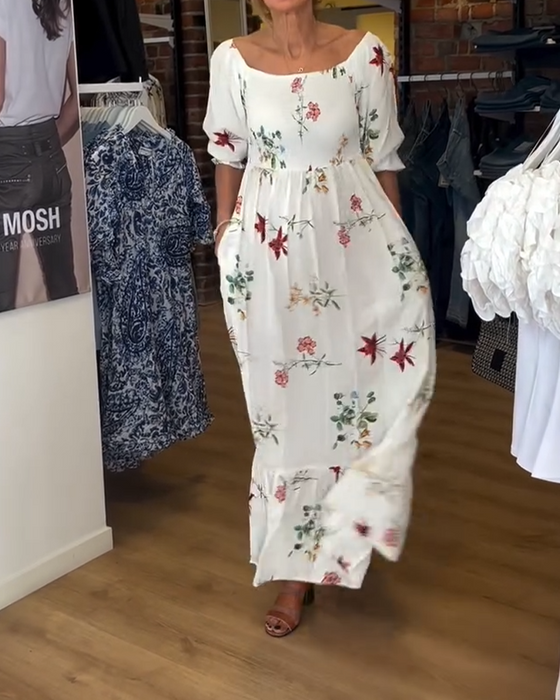 Kjole Bred Krave Trykt