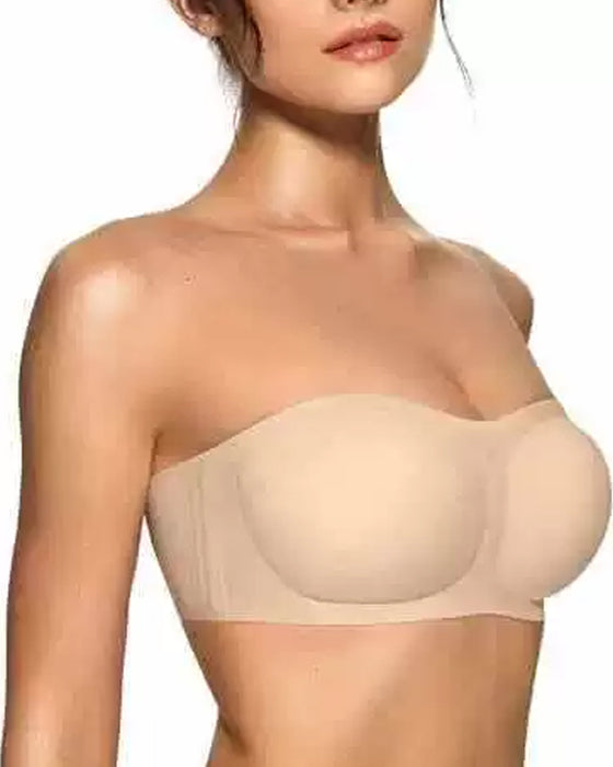 Bh Stropløs Ensfarvet Push-Up