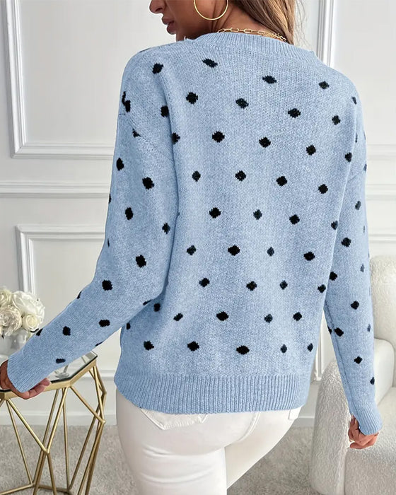 Pullover Rund Hals Langærmet