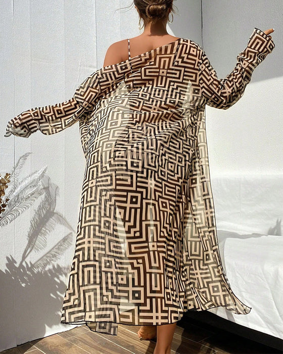 Badedragt Høj Talje Tredelt