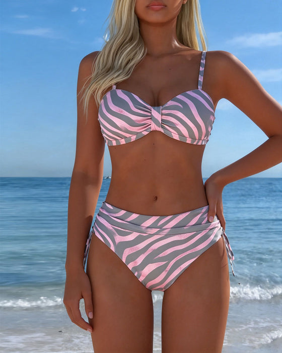 Bikini Zebra Tryk Bralette