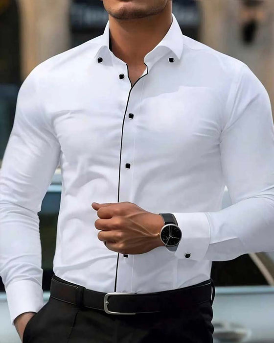 Skjorte Business Slim-Fit Langærmet