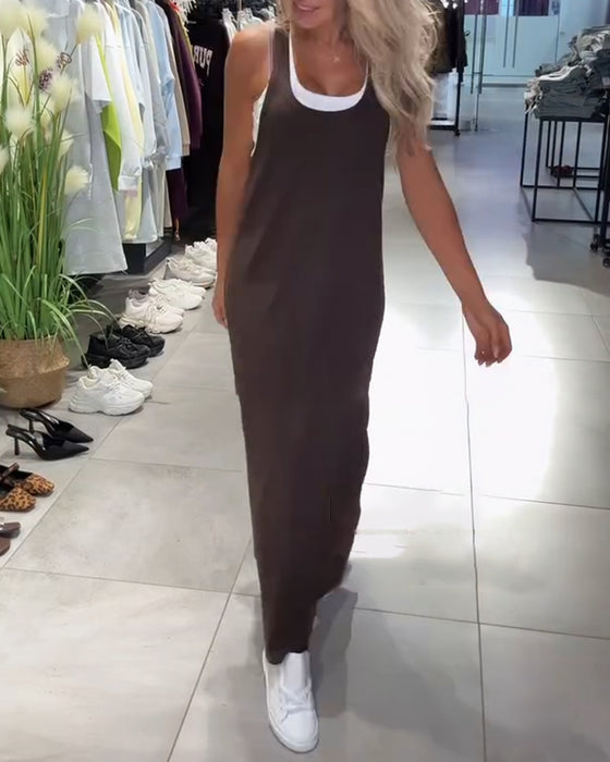 Kjole Slimmende Seler Casual