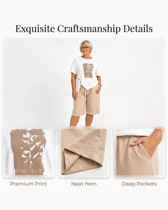 Set Kort Ærme T-Shirt Og Shorts