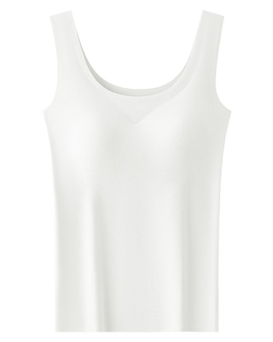 Tank Top Sporløs Indbygget Bh
