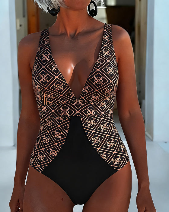 One Piece Geometrisk Mønster Halsbånd