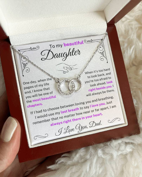 Halskæde Med Dobbeltringe