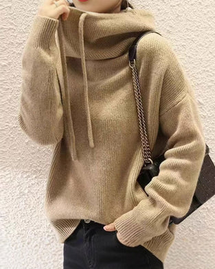 Pullover Cowl Krave Lang Ærme