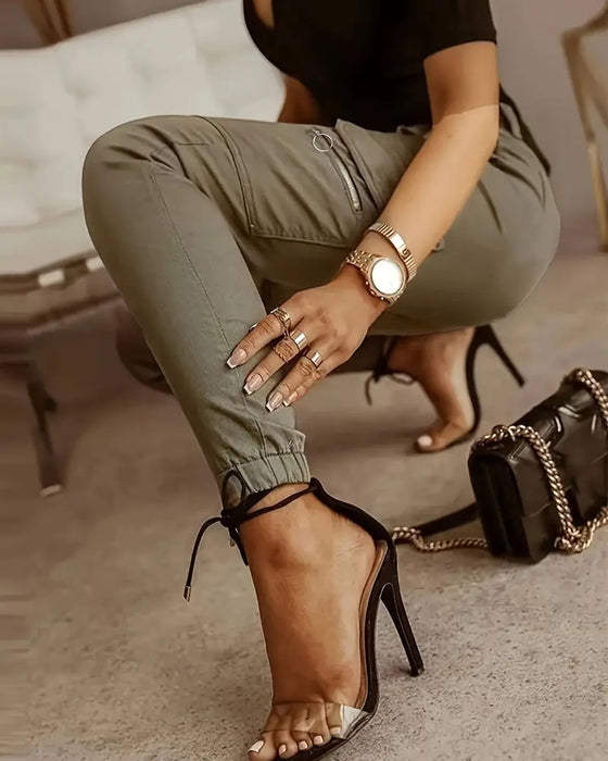 Cargobukser Midtalje Lommer Opslået