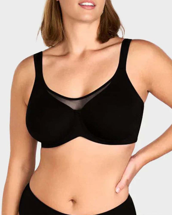 Bh Mesh Sammenføjet Bøjle Push-Up
