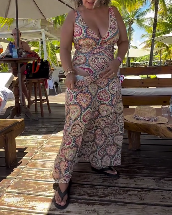 Badedragt Stropløs Hjerte Ferieprint