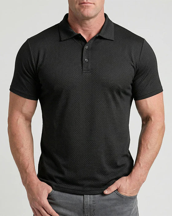 Herre T-shirt Afslappet Ensfarvet