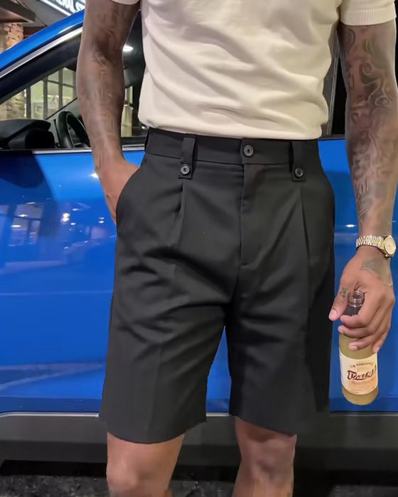 Shorts Casual Alsidig Herre Jakkesæt