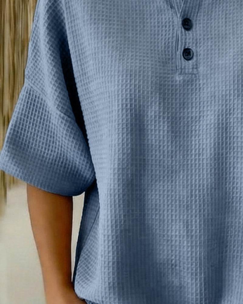 Top Vaffel Løs Afslappet