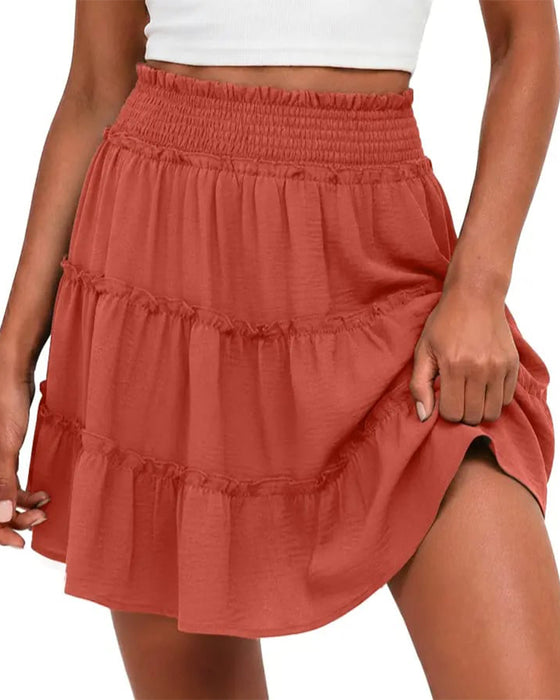 Underdel Elastisk Talje Med Indbyggede Shorts