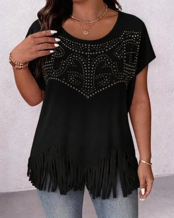 T-Shirt Tassel Design Detalje