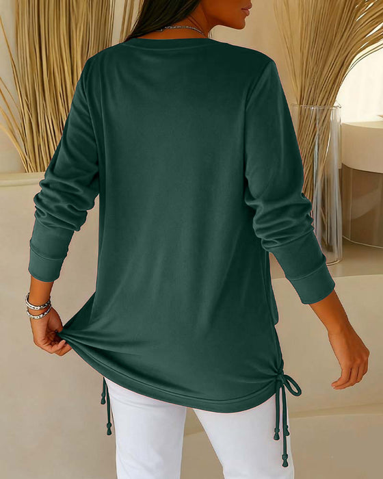 Paljettop I Kontrastfarver Med Todelt Look