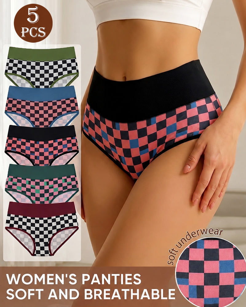 Set 5-Pack Sømløse Høje Talje Trusser