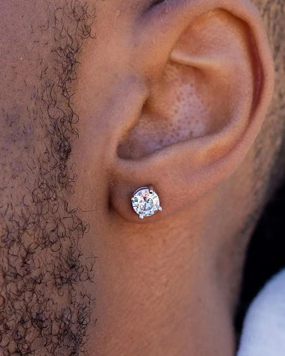 Klassiske runde zirkon øreringe