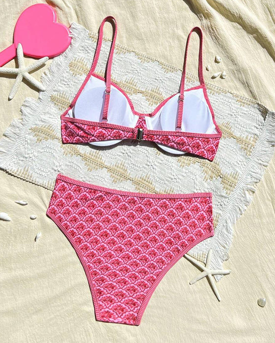 Bikini Sexet Stropper Trekant Print