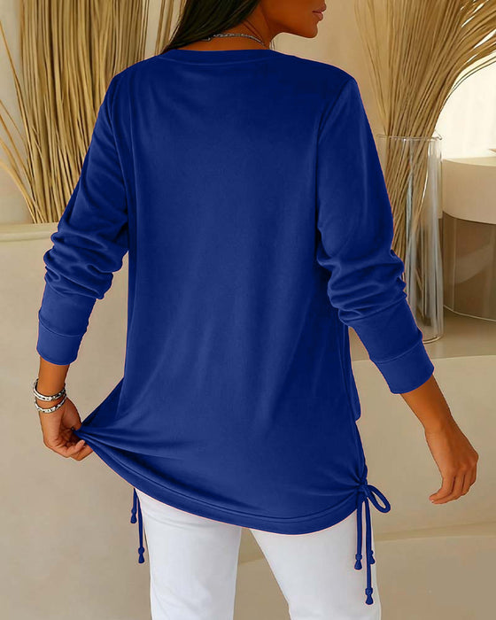 Paljettop I Kontrastfarver Med Todelt Look