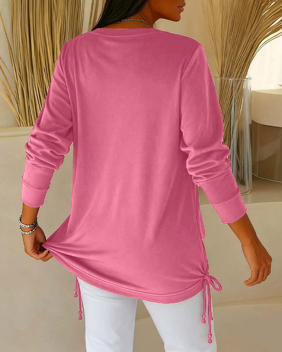 Paljettop I Kontrastfarver Med Todelt Look