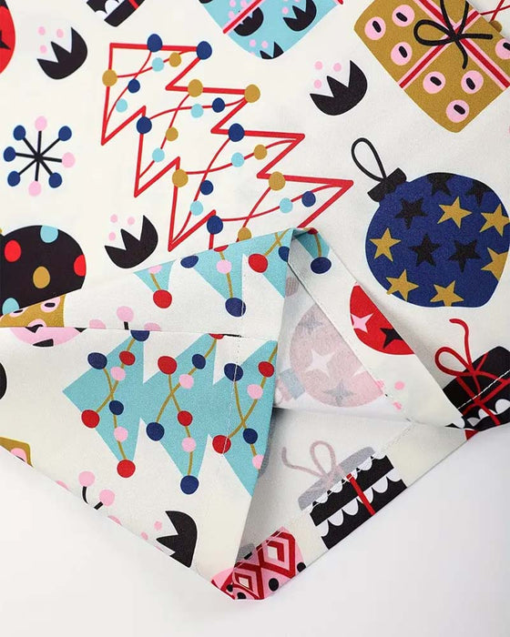 To-delt loungewear sæt med print